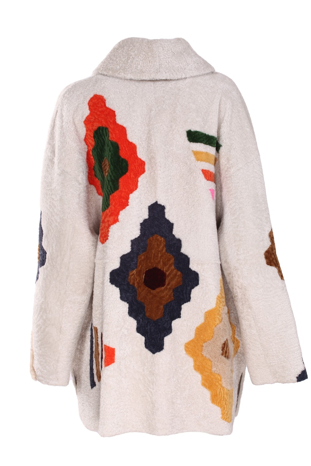 shop BENEDETTA NOVI Sales Giacchetto: Benedetta Novi cappotto intarsiato.
Reversibile.
Collo sciallato.
Composizione: 100% pelle di ovino.
Made in Turkey.. DELI SHORT INTARSIO-IVORY number 9771483